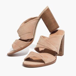 Madewell Alexandria Mule in sand dune, suede